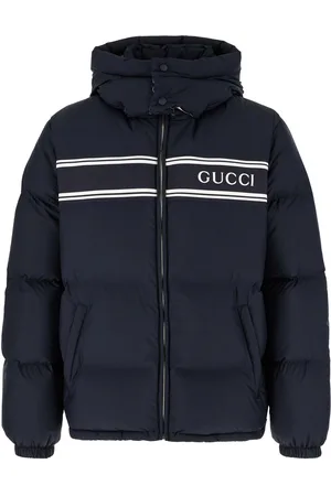 Gucci Navy Blue Polyester Down Jacket