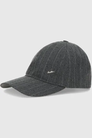 Borsalino Baseball Cap Pinstripe Shiny