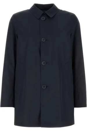 HERNO Navy Blue Polyester Jacket