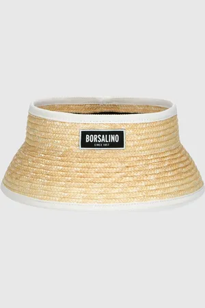 Borsalino Virgilio Visor In Braided Straw