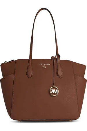 Michael Kors Marylin Brown Leather Shopping Bag
