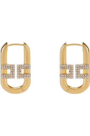 Elisabetta Franchi Bijoux Gold Earrings