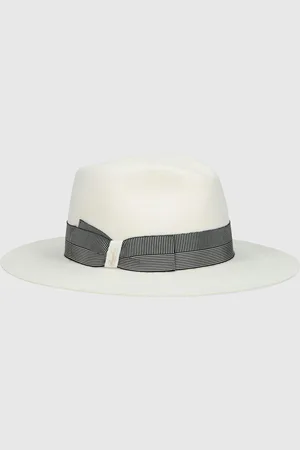 Borsalino Agata Alessandria Brushed Felt With Striped Hatband