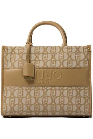 Liu Jo Zip Fastened Logo Jacquard Tote Bag