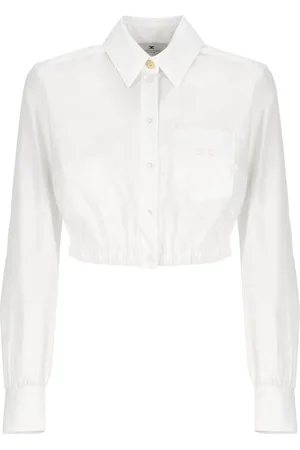 Elisabetta Franchi Cotton Cropped Shirt