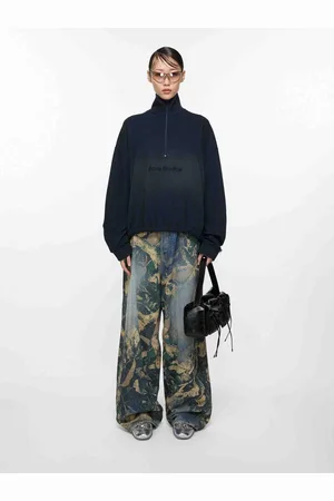 Acne Studios Wide Leg Denim Jeans