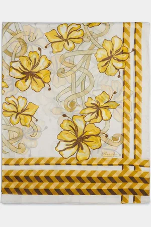 Borsalino Caftano With Flower Motif