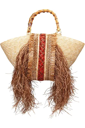 LaMILANESA Orizzonte I Shopping Bag With Fringes