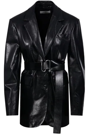 Sportmax Button-up Belted Jacket