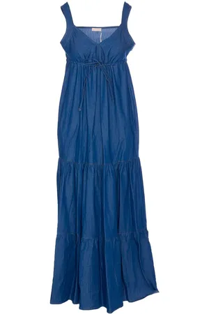 Liu Jo Sleeveless Pleated Midi Dress