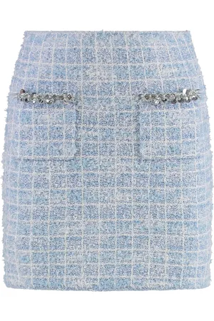 Self-Portrait Knitted Mini Skirt