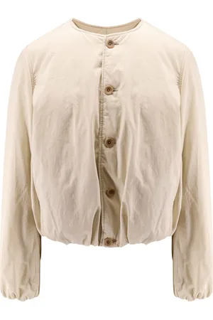 LEMAIRE Wadded Blouson Padded Cotton Satin Jacket