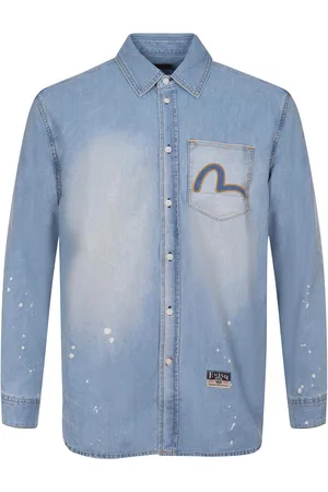 Evisu Shirt Made Of Denim.
