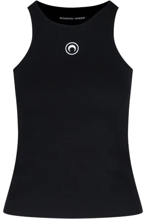Marine Serre Ribbed Tank Top moon