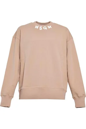 Msgm Logo Printed Crewneck Sweatshirt