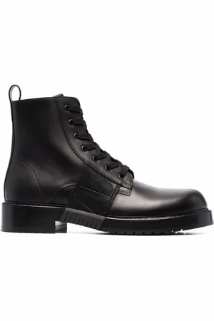 VALENTINO GARAVANI Garavani Leather Logo Boots