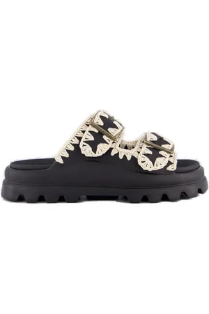 Mou Eva One-piece Buckled Slides