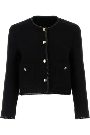 Miu Miu Black Tweed Blazer