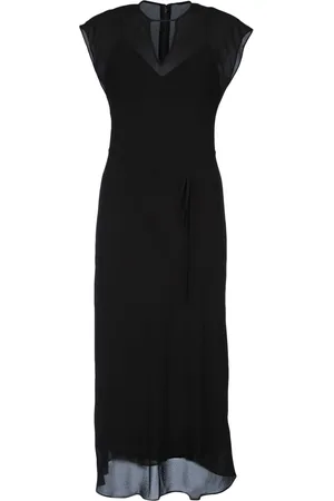 Calvin Klein Sheer Georgette Ns Midi Dress