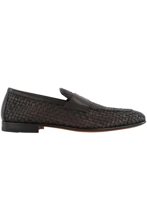 santoni Gwendal Interwoven Loafers