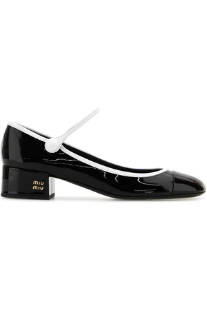 Miu Miu Black Leather Pumps