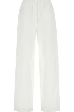 Miu Miu White Poplin Pyjama Pant