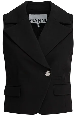 Ganni Bonded Crepe Vest
