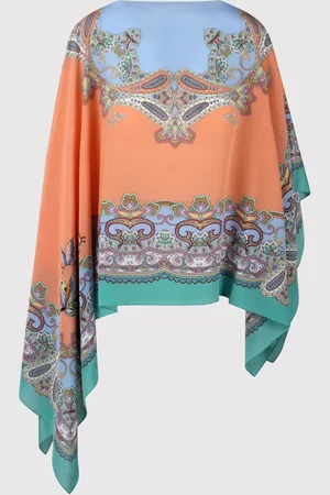 Etro Floral Print Cape