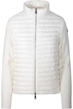 Moncler Logo Patch Padded Knit Cardigan