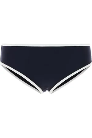 Miu Miu Midnight Blue Stretch Nylon Bikini Bottom