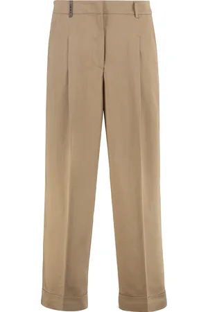 PESERICO SIGN Stretch Cotton Trousers