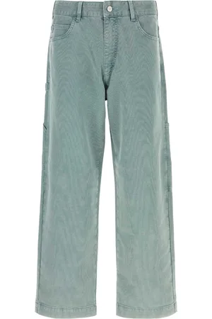 Emporio Armani Light Blue Stretch Cotton Pant