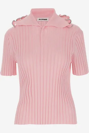 Jil Sander Viscose Polo Shirt