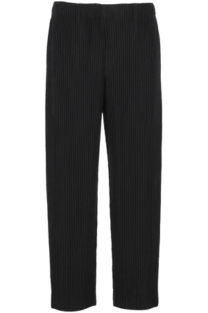 Issey Miyake Pleated Tapered Trousers