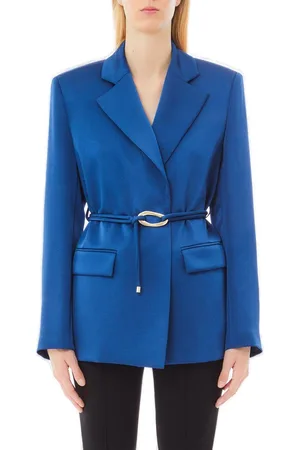 Liu Jo Peak-lapels Satin Blazer