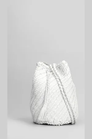 Dragon Diffusion Pompom Double Jump Shoulder Bag In Leather