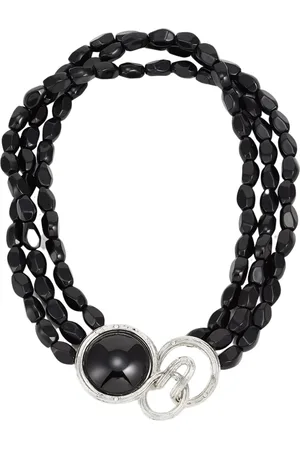 Max Mara Black Alfredo Necklace