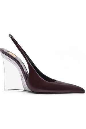 Saint Laurent Miller 110 Patent Leather Slingback Décolleté