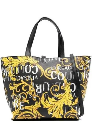 VERSACE Black Shopper Bag