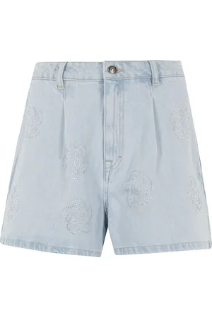 ROTATE Denim Studs Shorts