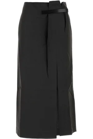 J.W.Anderson J. W. Anderson Graphite Viscose Blend Skirt