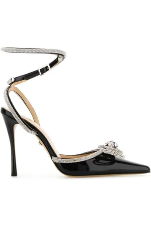 Mach & Mach Leather Double Bow Pumps