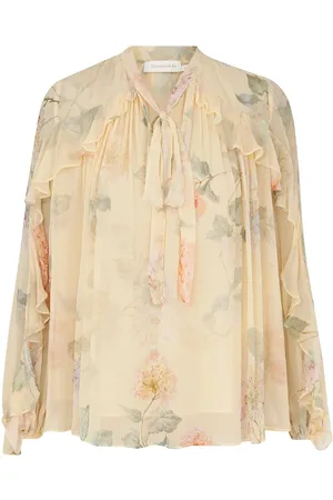 ZIMMERMANN Floral Ruffle Blouse