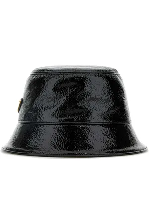 Prada Black Naplak Bucket Hat