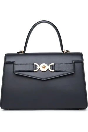 VERSACE Medium medusa 95 Black Leather Bag