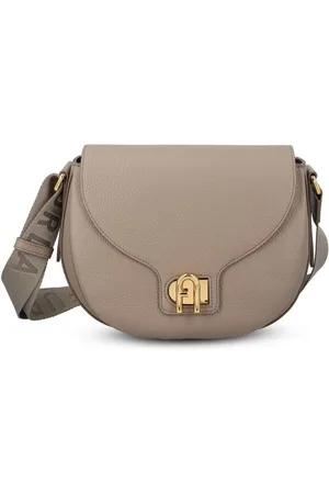 Furla Logo Plque Foldover-top Shoulder Bag