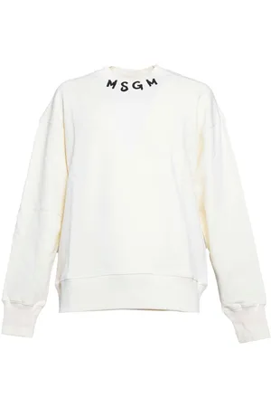 Msgm Logo Printed Crewneck Sweatshirt