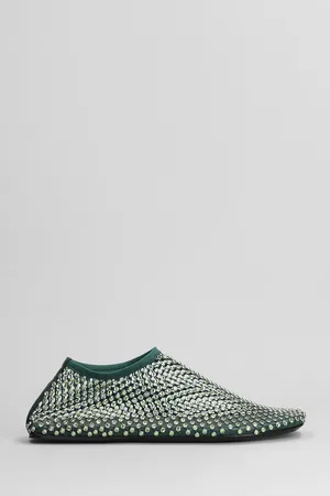 CHRISTOPHER ESBER Minette Crystal Flat Ballet Flats In Nylon