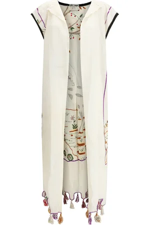 Ella Long Jacket With Floral Details