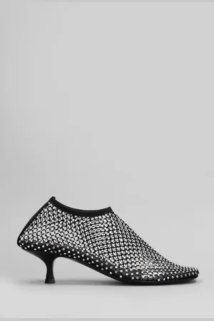 CHRISTOPHER ESBER Minette Crystal Low Heels Ankle Boots In Nylon